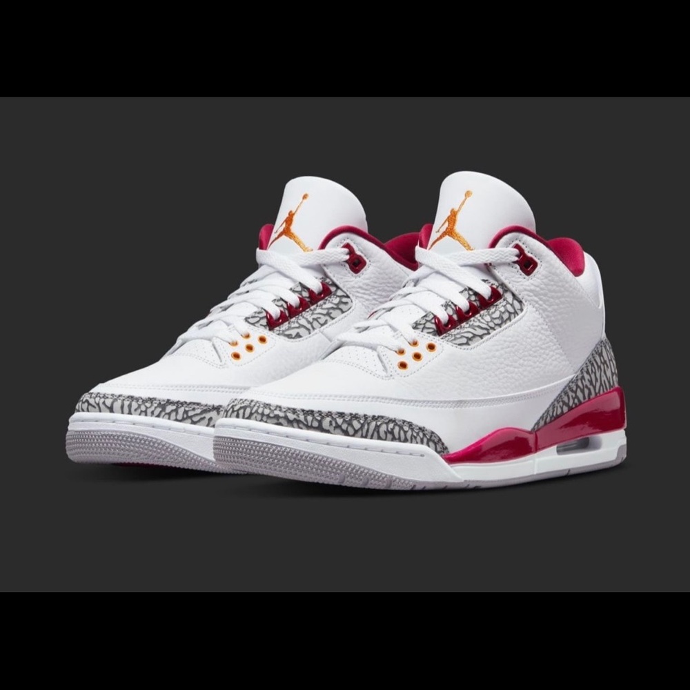 Air Jordan 3 Cardinal Red Size 11.5